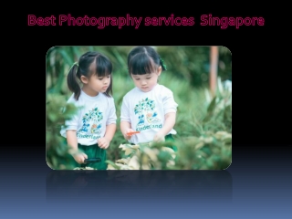 Best Photography services Singapore