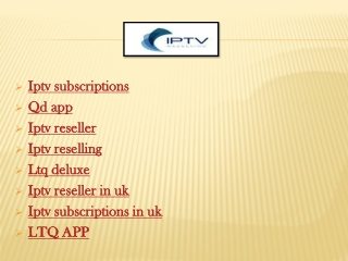 Iptv reseller