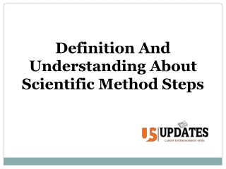 Definition And Understanding About Scientific Method Steps