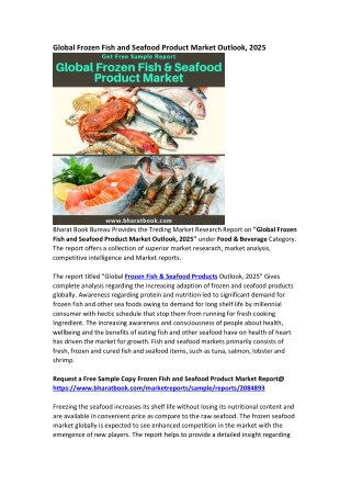 Global Frozen Fish and Seafood Product Market Research Report Forecast 2025