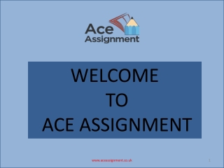 Writing Assignment services with ace assignment | UK services