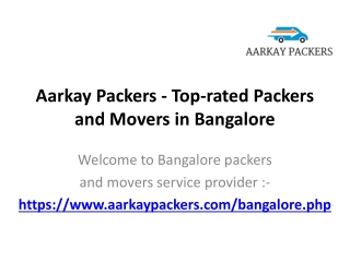 Aarkay Packers - Top-rated Packers and Movers in Bangalore Near me