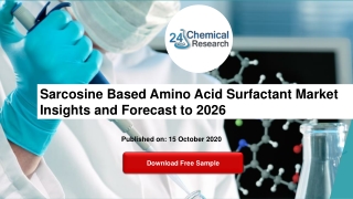 Sarcosine Based Amino Acid Surfactant Market Insights and Forecast to 2026