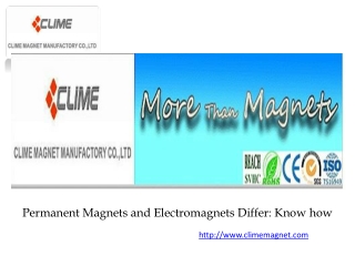 Permanent Magnets and Electromagnets Differ Know how