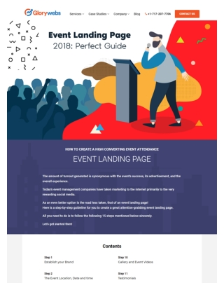 Event Landing Page Guide in 2020