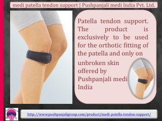 medi patella tendon support | Pushpanjali medi India