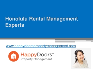 Honolulu Rental Management Experts - www.happydoorspropertymanagement.com