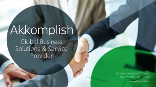 Microsoft Dynamics 365 Business Central Services at Akkomplish