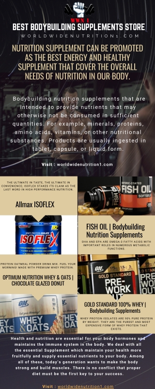 Best Bodybuilding Supplements Store