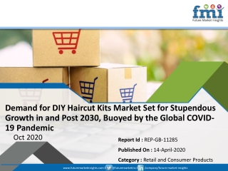 FMI’s Detailed Report on DIY Haircut Kits Market Offers Projections of Potential Impact of Corona Virus Outbreaks