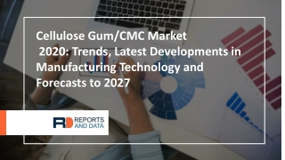 Cellulose Gum/CMC Market Global Industry Statistics & Regional Outlook to 2027