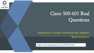 Cisco 500-601 Exam Questions