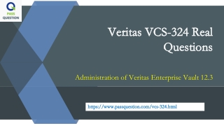 Veritas VCS-324 Exam Questions