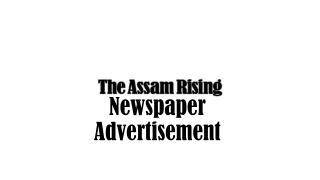 Assam Rising Newspaper Advertisement