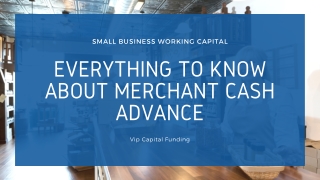 Small Business Working Capital