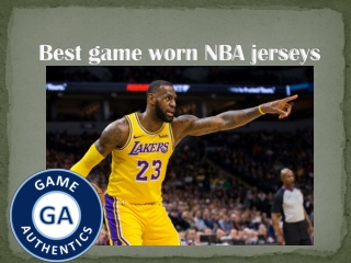 Best game worn NBA jerseys