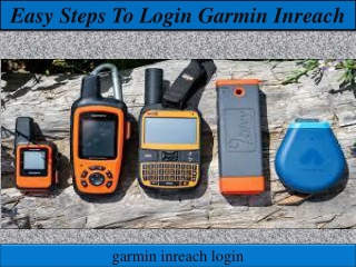 How To Login Garmin Inreach