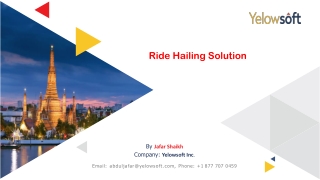 Ride Hailing Solution