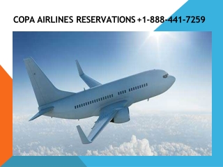 Copa Airlines Reservations