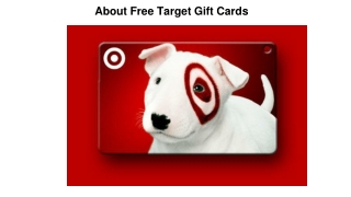 About Free Target Gift Cards