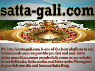 Satta Records 2020