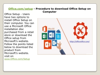 www.Office.com/Setup - Enter product key - Office Setup