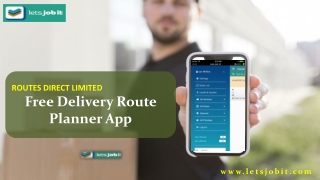 Free Delivery Route Planner App