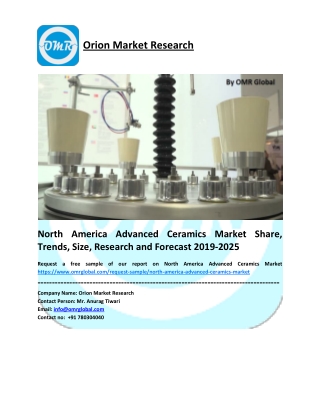 North America Advanced Ceramics Market Size, Share, Analysis, Industry Report and Forecast to 2026