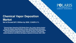 Chemical Vapor Deposition Market By Regions, Segments & Forecast, 2018 - 2026