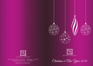 Christmas & New Year 2020 - Manor Of Groves