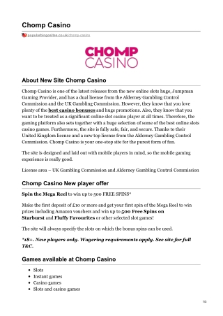 Chomp Casino