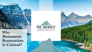 Why Monument Restoration Is Critical?