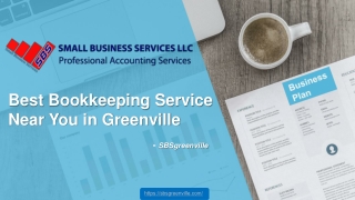 Bookkeeping Service Near You in Greenville - SBSgreenville