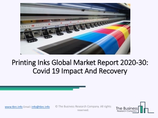 Printing Inks Market Size, Growth, Opportunity and Forecast to 2030