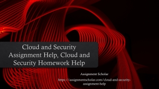 Cloud and Security Assignment Help