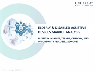 Elderly And Disabled Assistive Devices Market To Surpass US$ 31.3 Bn By 2027 - Coherent Market Insights