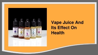 Vape Juice