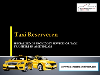 Taxi Reserveren