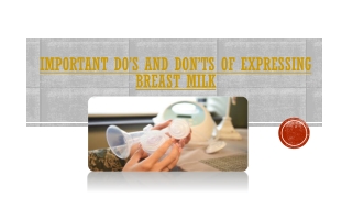 Expressing Breast milk