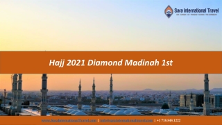 19 Days 5 star Hajj 2021 package from USA | Sara International Travel