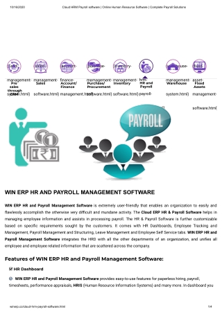 Cloud HRM  Payroll software | Online Human Resource Software | Complete Payroll Solutions