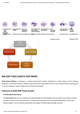 Cloud Asset Management software- Fixed Assets management software-IT Asset Management Software