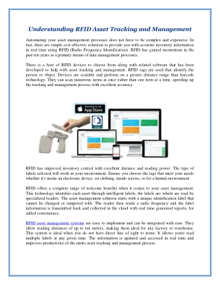 Understanding RFID Asset Tracking and Management