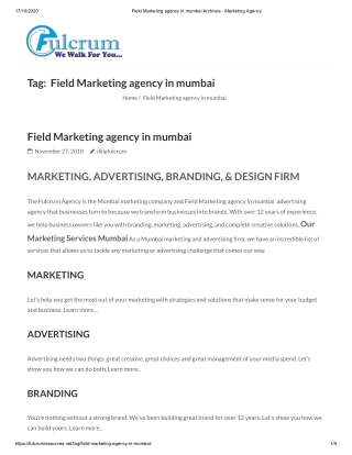 Field Marketing Agency in Mumbai