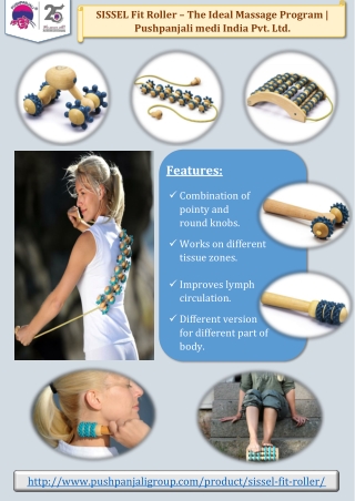 SISSEL Fit Roller - the ideal massage program | Pushpanjali medi India