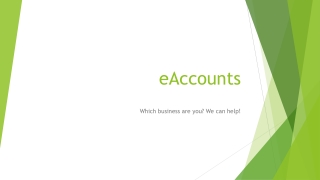 Xero Accountant | Online Accounting | eAccounts