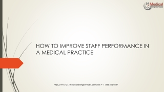 HOW TO IMPROVE STAFF PERFORMANCE IN A MEDICAL PRACTICE