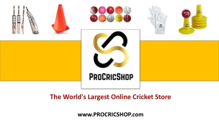 Buy Cricket Accessories Online at Procricshop