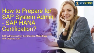 How to Prepare for System Admin - SAP HANA C_TADM55A_75 Certification Exam