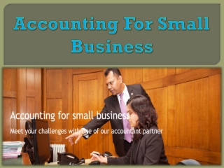 Accounting For Small Business
